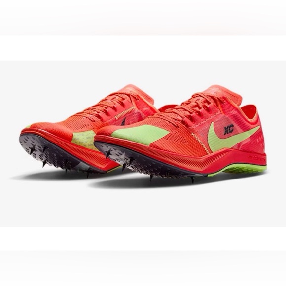Nike ZoomX Dragonfly XC Cross Country Cleats Crimson Green DX7992-600 Men Sz 13 - Picture 1 of 9